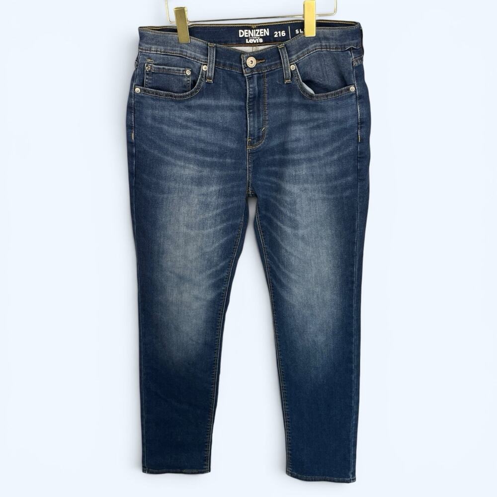 Levi's Denizen 216 Slim Fit Men's Jeans Dark Wash 33x30 (33x29)